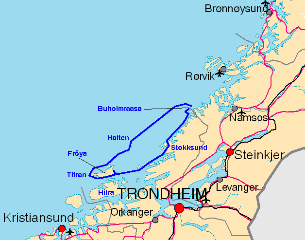 Statens kartverk / 2005 durch Süd-Troendelag