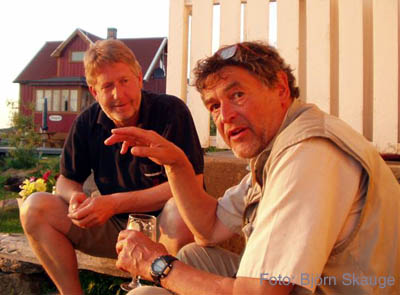 Juli 2005  Jan und ich vor Karenstua  [Björns Kamera]