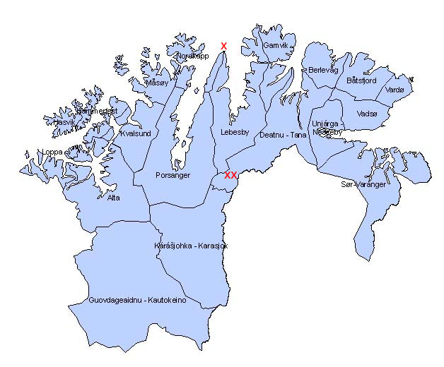Kommunen der Finnmark